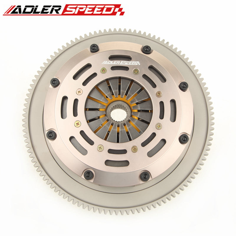 US SHIP ! SPRUNG CLUTCH TWIN DISC +STANDARD  FLYWHEEL FOR HONDA ACURA B-SERIES B16 B18 B20 STANDARD