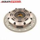 US SHIP ! SPRUNG CLUTCH TWIN DISC + MEDIUM FLYWHEEL FITS HONDA ACURA B-SERIES B16 B18 B20 MEDIUM