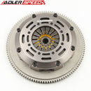 ADLERSPEED SPRUNG TWIN DISC CLUTCH KIT & FLYWHEEL for 1993-1999 ECLIPSE TALON GST TSi FWD STANDARD