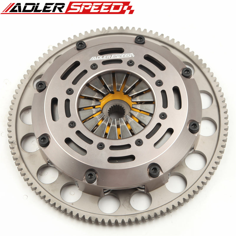 ADLERSPEED Sprung Clutch Twin Disc kit & Flywheel For Honda GE6 GE8 GK5 Medium