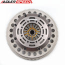 ADLERSPEED SPRUNG CLUTCH TWIN DISC & MEDIUM FLYWHEEL FOR 1995-2004 TOYOTA TACOMA 3.4L V6 2WD 4WD