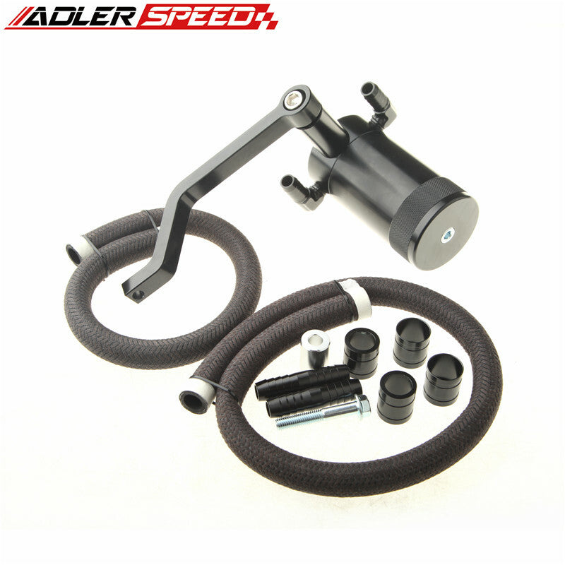 US SHIP ! Billet Catch Can Kit Fits 11-21 5.7 or 6.4 Hemi Z-Bracket Tech W/ Shaker Hood US