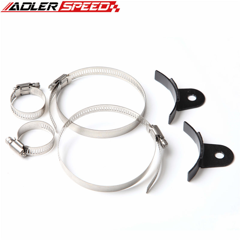 US SHIP ! Aluminum 90mm Body OD Racing Power Steering Tank with Red Cap US SHIPPING