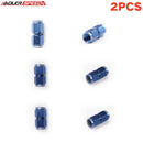US SHIP ! ADLERSPEED 2PCS AN3 AN4 AN8 AN10 Staight Female Union Aluminum Fuel Fitting Adapter