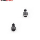 US SHIP ! ADLERSPEED 2PCS -6AN AN6 Female Swivel to 4AN 4-AN Male Flare Reducers Aluminum Black