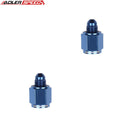 US SHIP ! ADERSPEED 2PCS 6AN 6-AN Aluminum Female Swivel to 4AN 4-AN Male Flare Reducers