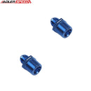 US SHIP ! ADLERSPEED 2PCS Aluminum -8AN AN8 Male To 3/4'' NPT Straight Fuel Fitting Adapter Blue US