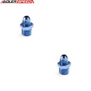US SHIP ! ADLERSPEED 2PCS Male -6AN 6AN Flare To M18x1.5 Metric Straight Fitting Adapter