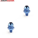 US SHIP ! ADLERSPEED 2PCS Straight 8AN AN-8 Male To M10x 1.5mm Metric Fitting Adapter Blue