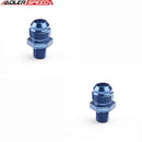 US SHIP ! ADLERSPEED  2PCS -10AN AN10 Male To M16x1.5mm Aluminum Straight Fitting Adapter Blue