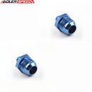 US SHIP ! ADLERSPEED 2PCS AN12 -12AN Male Flare To M12 x 1.25mm Straight Fitting Adapter Blue