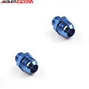 US SHIP ! ADLERSPEED 2PCS AN-12 12AN Male Flare To M20 x 1.5 Metric Straight Aluminum Fuel Fitting Blue