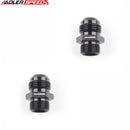 US SHIP ! ADLERSPEED 2PCS AN12 -12AN Male Flare To M22 x 1.5 Metric Straight Fitting Adapter Black