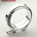 US SHIPPING ! 3.5" Inch V-Band Vband Clamp Aluminum Flange Turbo Intercooler Piping Kit