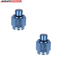 US SHIP ! ADLERSPEED 2PCS Aluminum AN Flare Cap -3AN 4AN 6AN 8AN 10AN Fuel Fitting Adapter Caps