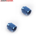 US SHIP ! ADLERSPEED 2PCS Aluminum AN Flare Cap -3AN 4AN 6AN 8AN 10AN Fuel Fitting Adapter Caps