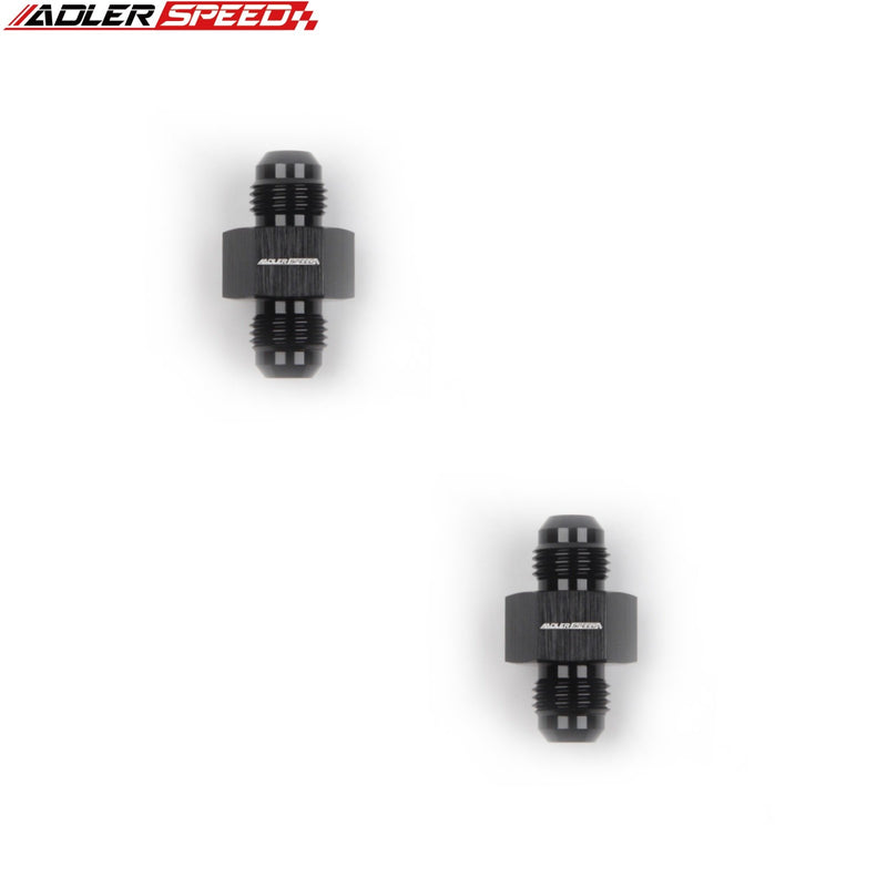 US SHIP !  2PCS AN4/6/8/12 To AN Male Fuel Pressure Fitting With 1/8" NPT Gauge Adapter