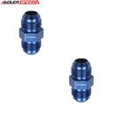 US SHIP !  2PCS AN4/6/8/12 To AN Male Fuel Pressure Fitting With 1/8" NPT Gauge Adapter