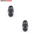 US SHIP !  2PCS AN4/6/8/12 To AN Male Fuel Pressure Fitting With 1/8" NPT Gauge Adapter