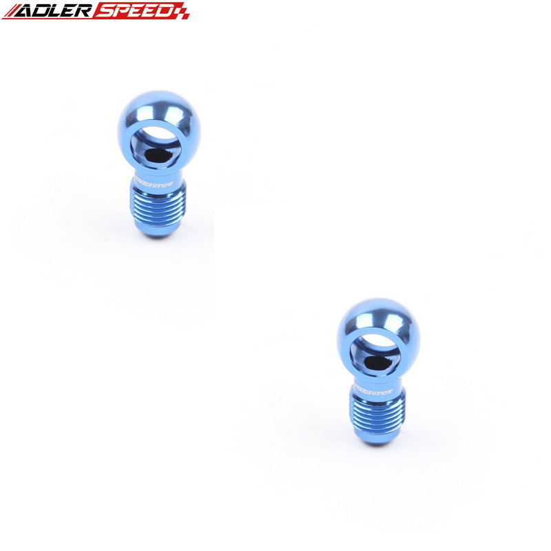 US SHIP ! ADLERSPEED 2PCS -3AN 4AN 6AN 8AN Male to 8.5/10.5/12.5mm Banjos Bolt Brake Fitting Adapter