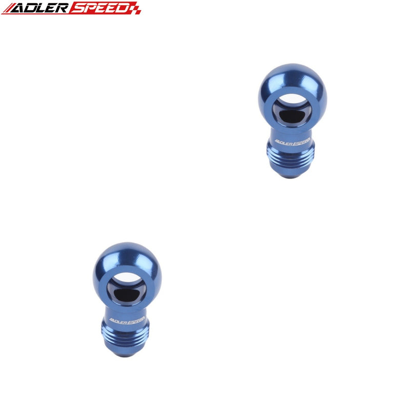 US SHIP ! ADLERSPEED 2PCS -3AN 4AN 6AN 8AN Male to 8.5/10.5/12.5mm Banjos Bolt Brake Fitting Adapter