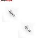 US SHIP ! 2PCS 3/8" 1/2" 5/8" 3/4" Barbs Straight Weld Bung Adapter Fitting Round Base