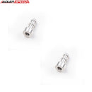 US SHIP ! 2PCS 3/8" 1/2" 5/8" 3/4" Barbs Straight Weld Bung Adapter Fitting Round Base