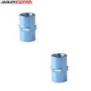 US SHIP ! ADLERSPEED 2PCS 1/8" 1/4" 3/8" 1/2" Inch NPT Straight Female to Female Fuel Fitting Adapter