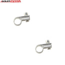 US SHIP ! 2PCS  Aluminum ID 7.9mm 9.5mm 11.1mm 14.3mm Fuel Line Hose Clamps Adapter