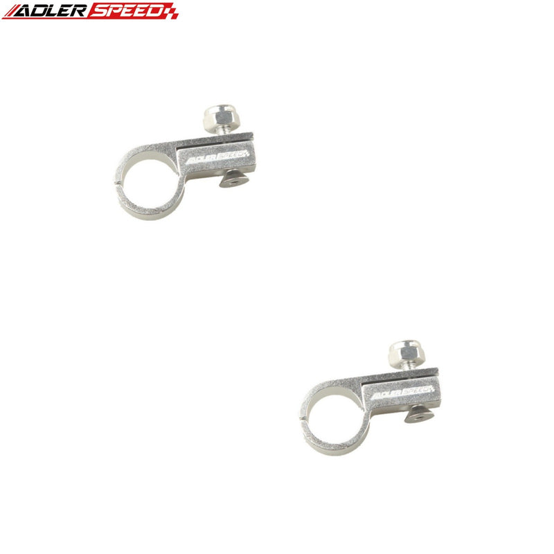 US SHIP ! 2PCS  Aluminum ID 7.9mm 9.5mm 11.1mm 14.3mm Fuel Line Hose Clamps Adapter