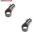 US SHIP ! 2PCS  Aluminum ID 7.9mm 9.5mm 11.1mm 14.3mm Fuel Line Hose Clamps Adapter