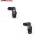 US SHIP ! ADLERSPEED 2PCS 1/8" 1/4" 1/2" NPT Swivel to AN4 6 8 Male 90 Degree Fuel Adapter Fitting US