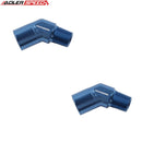 US SHIP ！ ADLERSPEED 2PCS 1/8'' 1/4'' 1/2'' NPT 45 Degree Male to Female Fuel Fitting Adapter