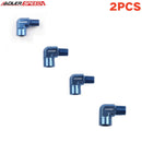 US SHIP ! ADLERSPEED 2pcs 1/8'' 1/4'' 3/8'' 1/2'' NPT Female to Male 90 Degree Fuel Fitting Adapter