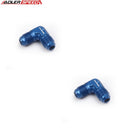 US SHIP ! ADLERSPEED 2PCS -3AN 4AN 6AN 8AN 10AN Male to Male Flare 90 Degree Fitting Adapter