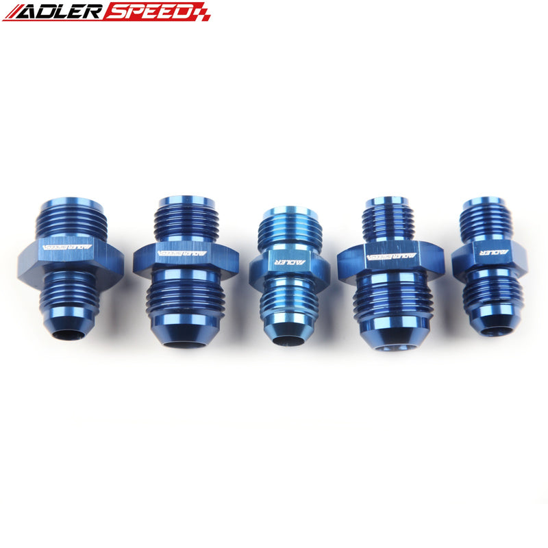 US SHIP ! ADLERSPEED 2PCS -6AN A8N Male to 7/16'' 1/2'' 5/8'' 11/16'' Inverted Flare Adapter Fitting