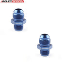 US SHIP ! ADLERSPEED 2PCS -6AN A8N Male to 7/16'' 1/2'' 5/8'' 11/16'' Inverted Flare Adapter Fitting