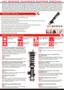 ADLERSPEED Inverted Coilovers Lowering Kit For Honda Civic EP3 Si 02-05 32 Way Adj. Springs