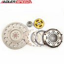ADLERSPEED SPRUNG CLUTCH TWIN DISC KIT & FLYWHEEL FOR 13-19 SCION FR-S SUBARU BR-Z FT86 GT8 MEDIUM