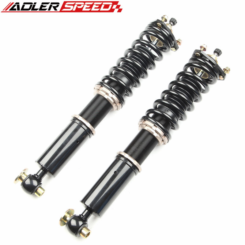 US SHIP 32 Step Damper Mono Tube Coilovers Suspension Lowering Kit for BMW E34 RWD 87-95
