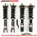 US SHIP ! ADLERSPEED 18 Level Damping Coilovers Lowering Suspension Kit For 2003-2006 Lancer Evo 8/9