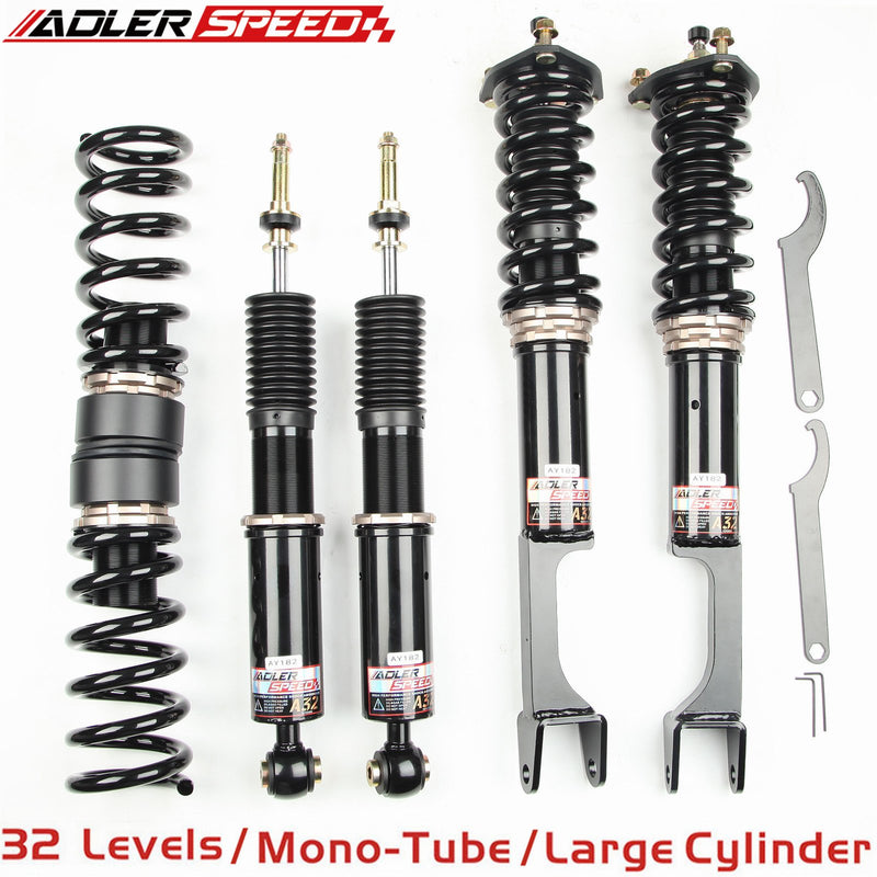 32 Level Mono Tube Coilovers Suspension Lowering Kit  for Mercedes-Benz C-Class 4Matic W205