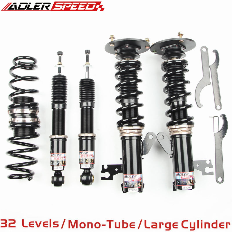 US SHP   32 Way Adj. Damper Springs Coilovers Suspension for 2003-13 SAAB 9-3 Sedan Kombi