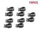 ADLERSPEED 10PCS Aluminum Alloy Cushioned Clamp Rubber Vacuum Hose Black/ Blue /Red