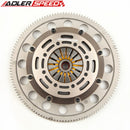 ADLERSPEED SPRUNG CLUTCH TWIN DISC KIT & FLYWHEEL FOR 04-18 SUBARU WRX STI EJ25 6SPD MEDIUM
