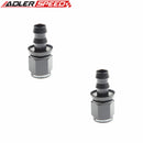 US SHIP ! ADLERSPEED 2pc 45/90 Degree -4AN 6AN 8AN 10AN 12AN Push on Hose End Fuel Fitting Adapter