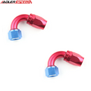 US SHIP ! ADLERSPEED 2PCS 120/150/180 Degree AN4 AN6 AN8 AN10 AN12 Swivel Hose End Fitting Adapter