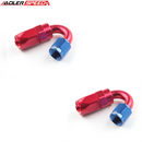 US SHIP ! ADLERSPEED 2PCS 120/150/180 Degree AN4 AN6 AN8 AN10 AN12 Swivel Hose End Fitting Adapter