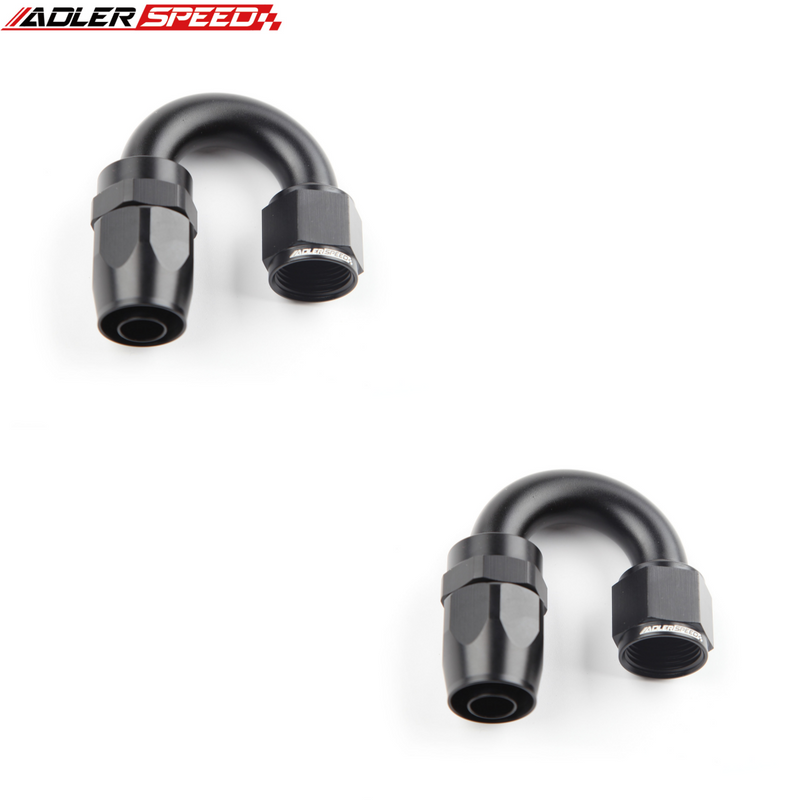US SHIP ! ADLERSPEED 2PCS 120/150/180 Degree AN4 AN6 AN8 AN10 AN12 Swivel Hose End Fitting Adapter