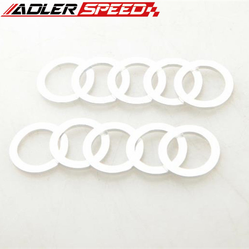 10pcs Aluminum Washer AN6 AN-6 ID14.5mm 9/16" Washers For AN Adapter